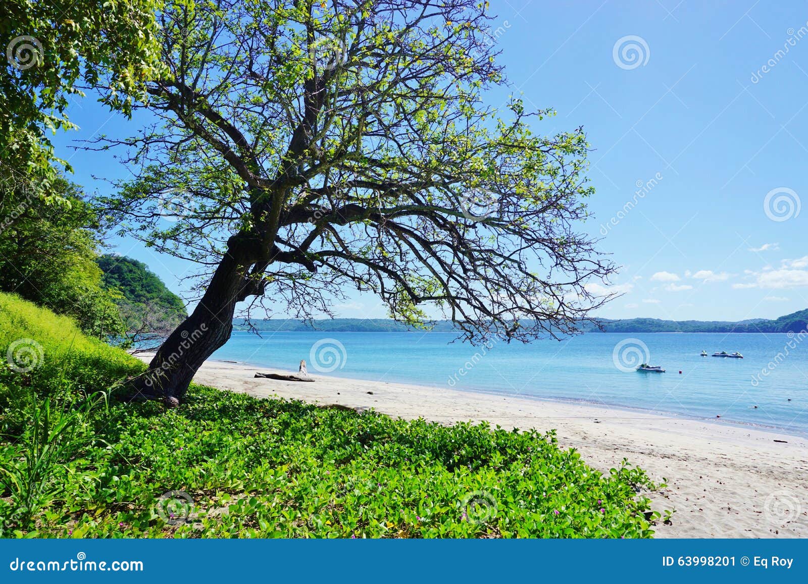 the playa blanca beach in peninsula papagayo, costa rica