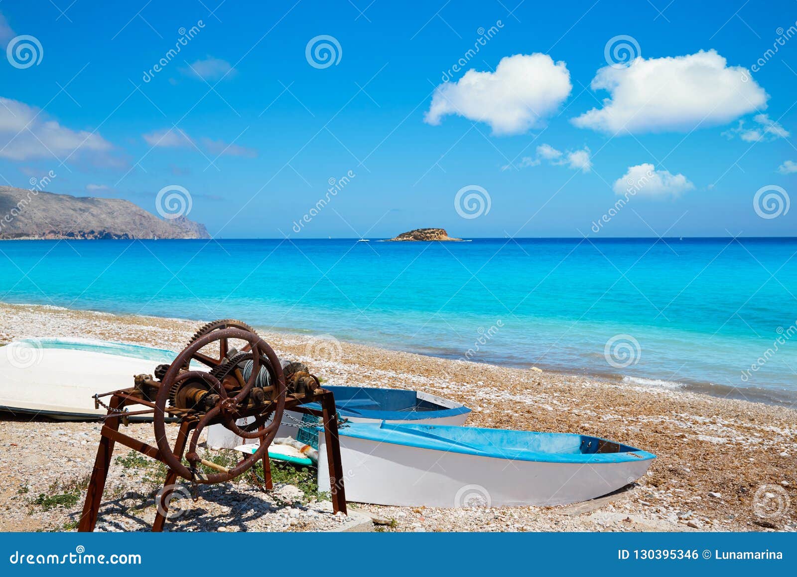 Playa De Altea En Alicante Playa De L Olla Foto de archivo Imagen de