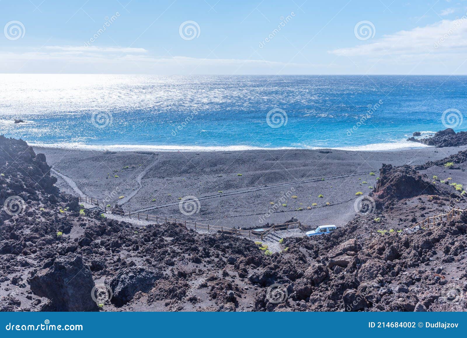 playa de echentive at la palma, canary islands, spain