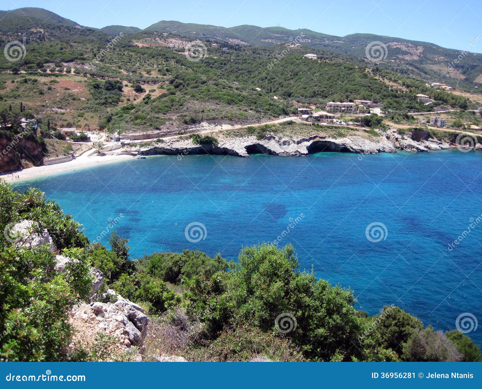 Playa De  Makris  Gialos Isla De  Zakynthos  Imagen de  