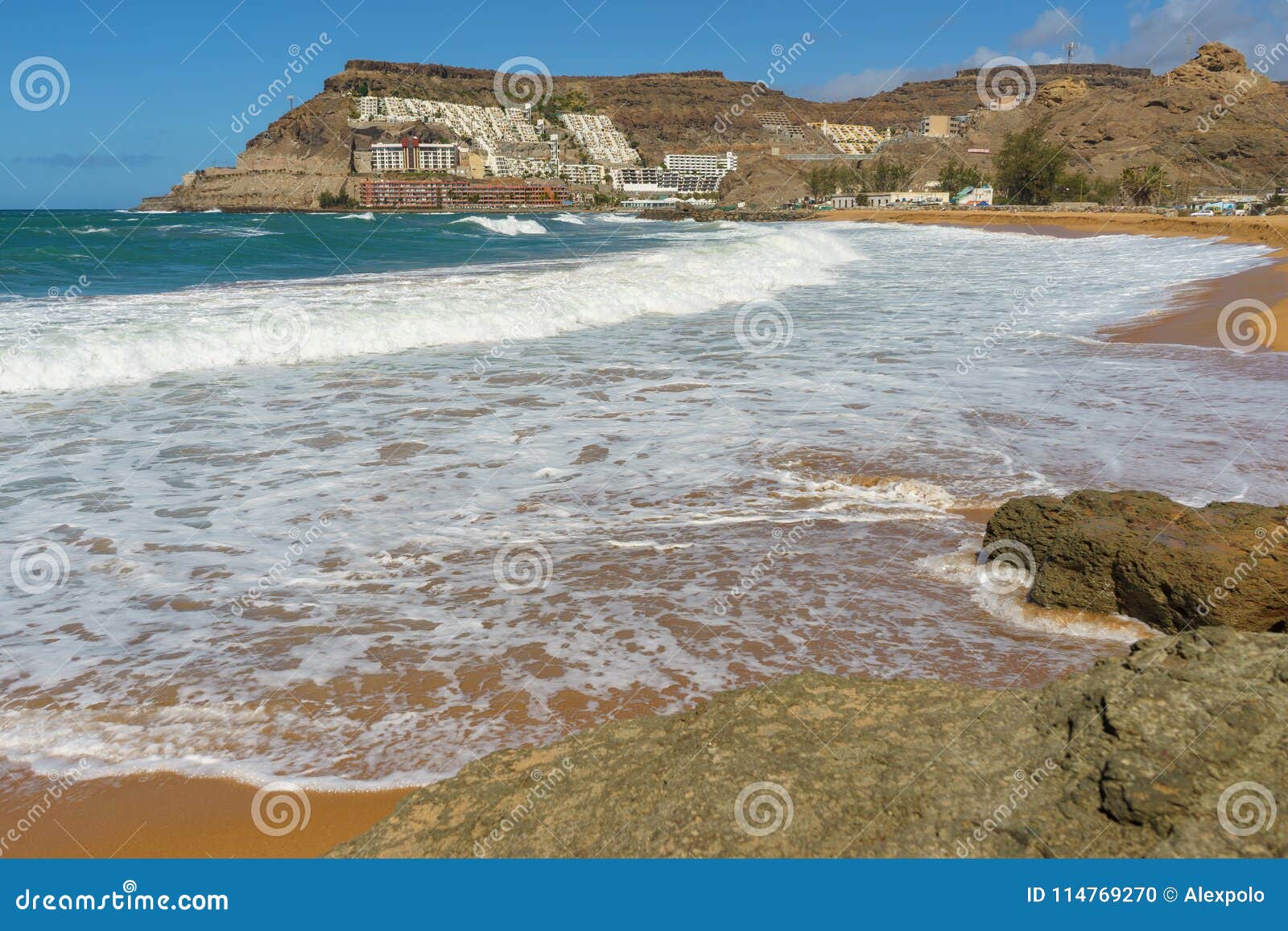 playa de tauro beach in playa del cura resort, gran canaria, spa