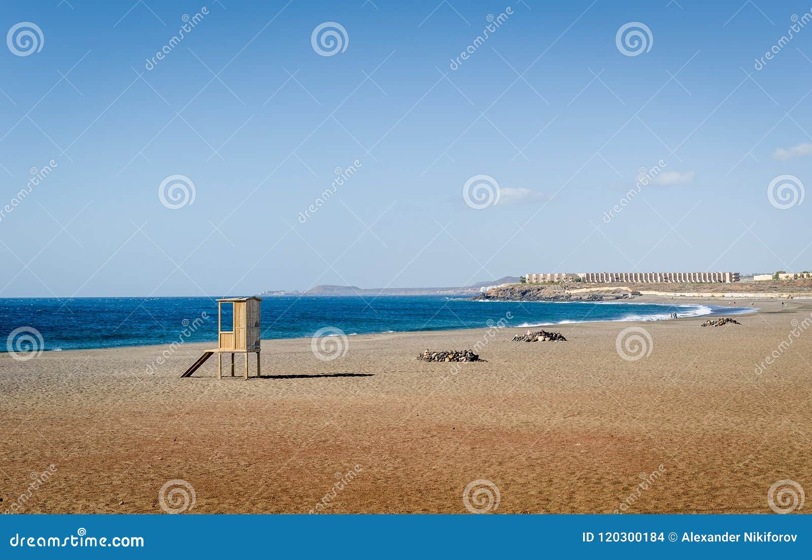 playa de tejita sand beach at tenerife island
