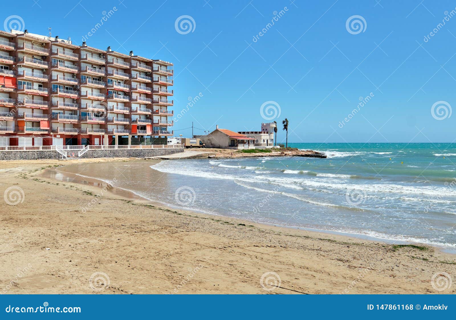 playa del cura in torrevieja, spain