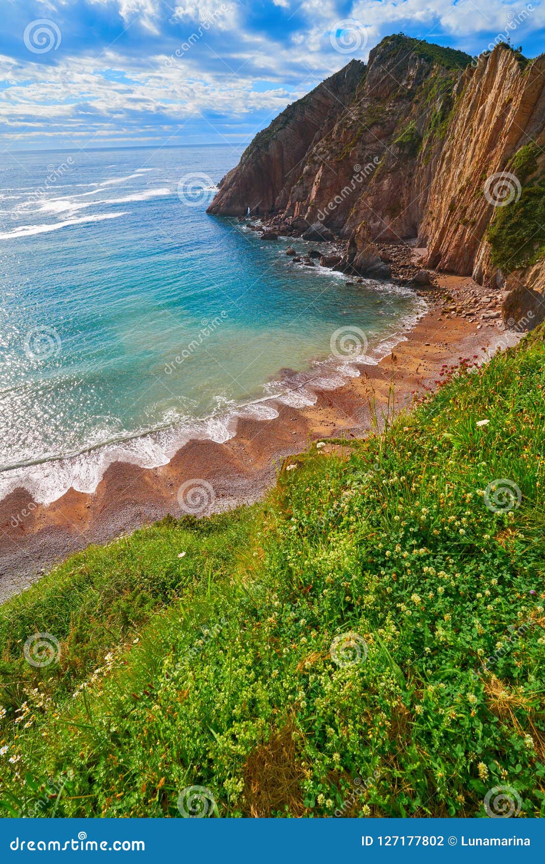 playa del silencio in cudillero asturias spain