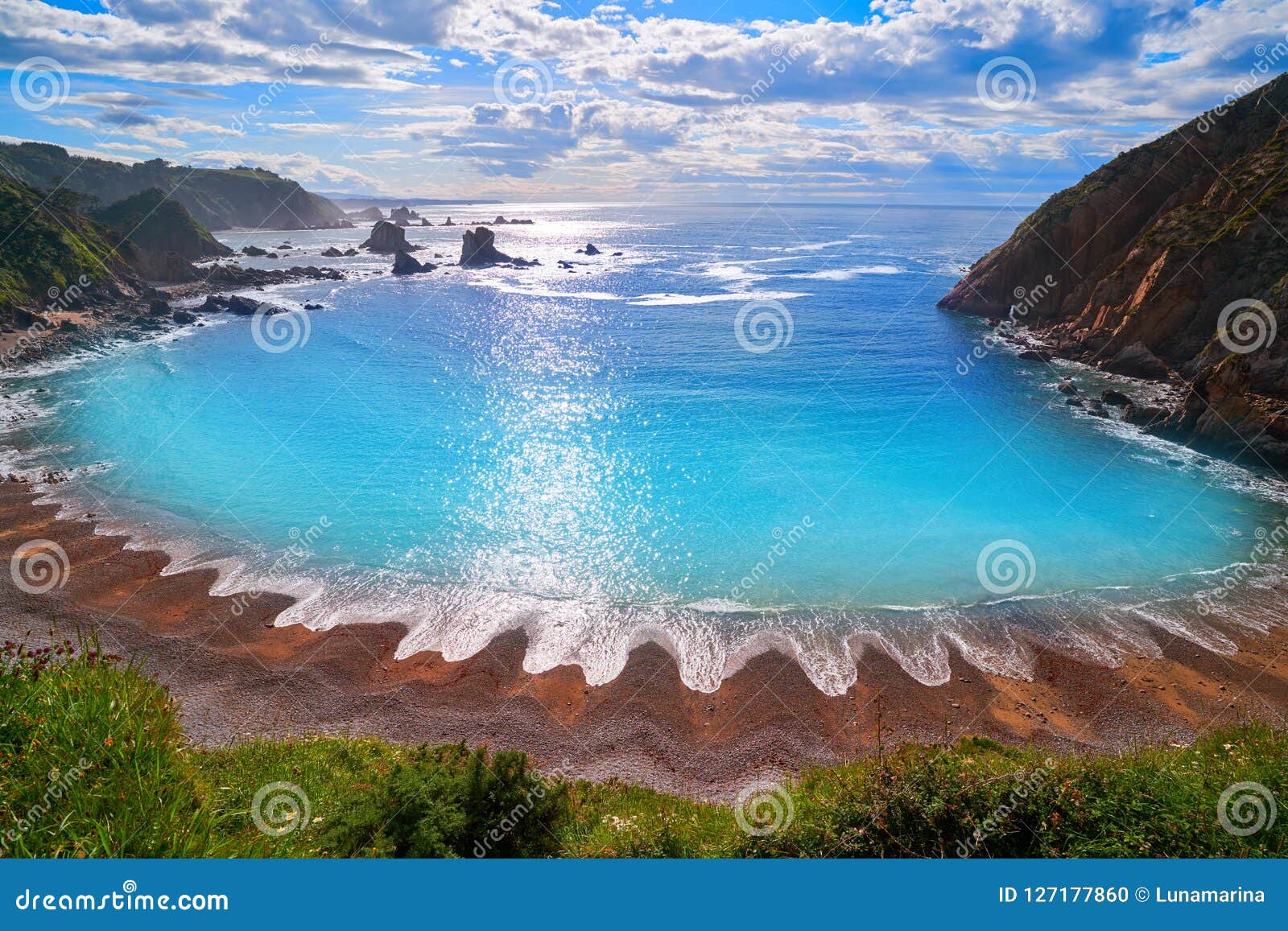 playa del silencio in cudillero asturias spain