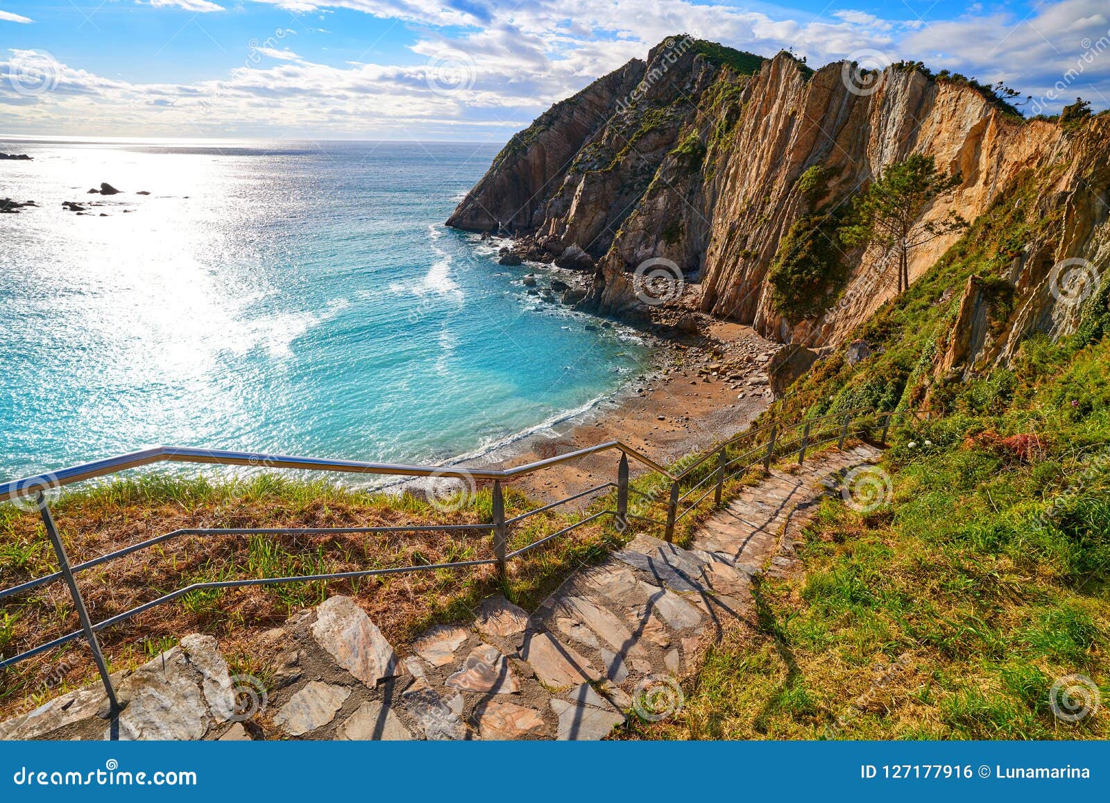 playa del silencio in cudillero asturias spain