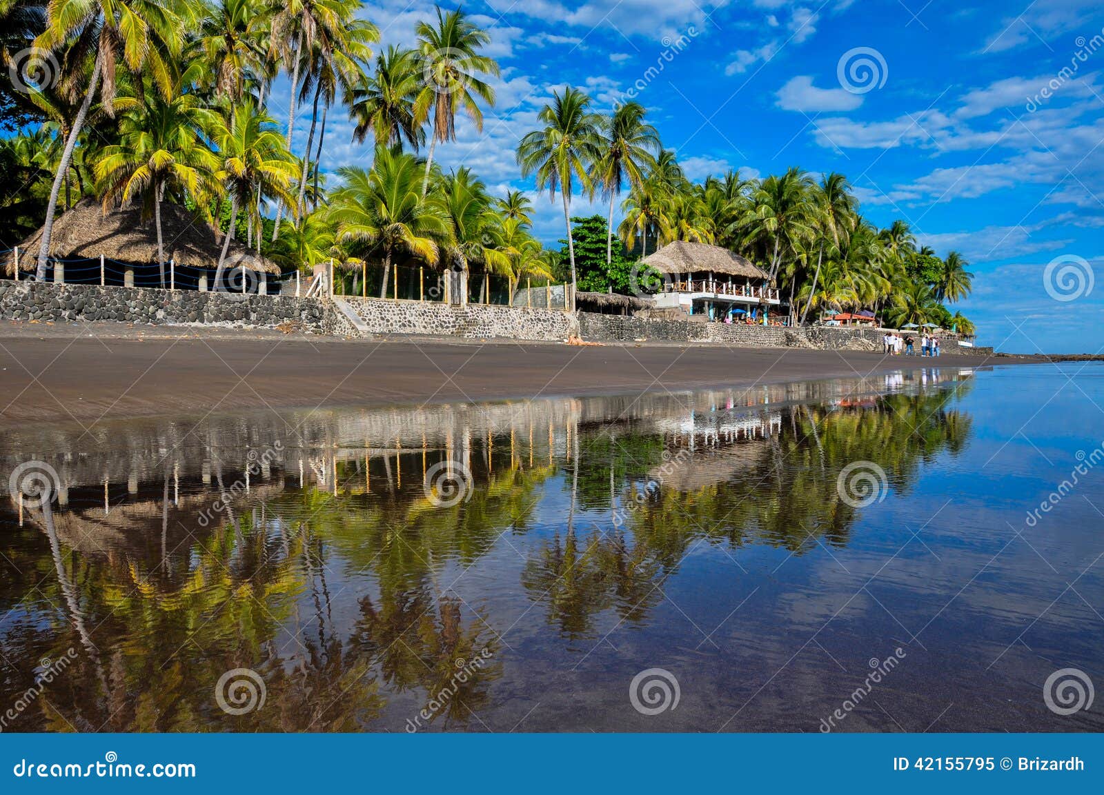 Playa El Zonte, El Salvador Stock Image Image of beach, scenic 42155795