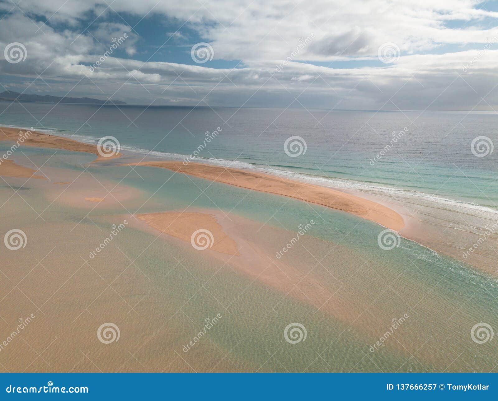 playa lagoon, fuerteventura.