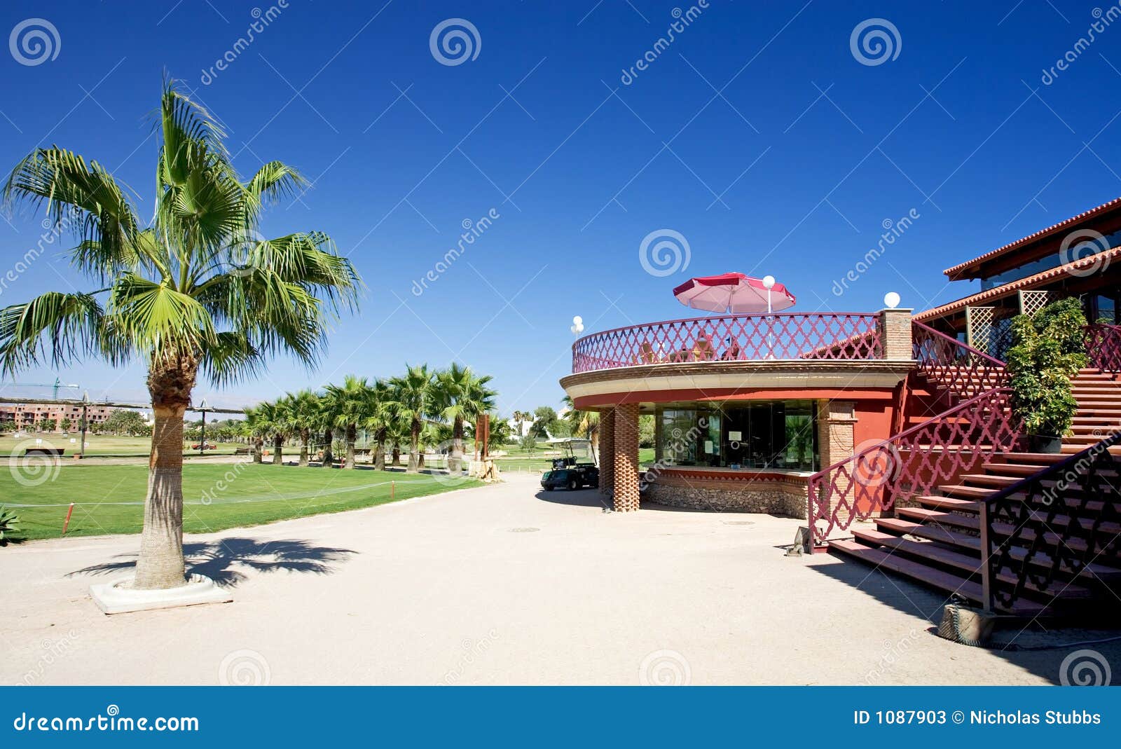 playa serena golf clubhouse on the costa del almeria