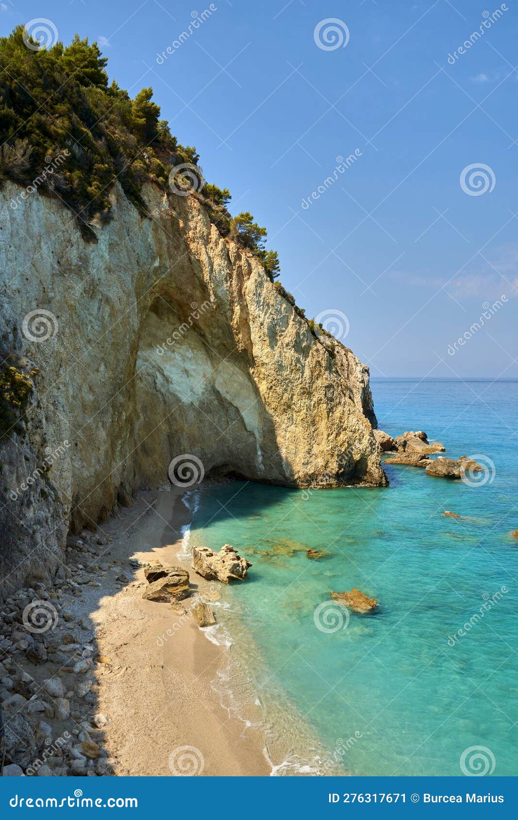 Playas De La Isla De Lefkada 4 Imagen de archivo - Imagen de perfecto ...