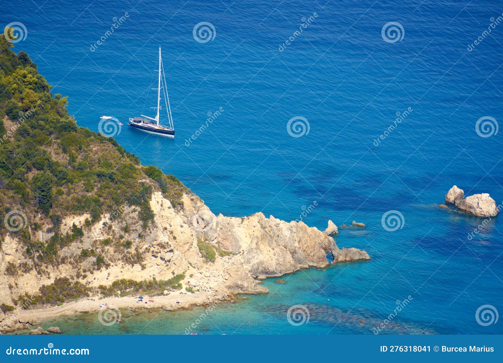 Playas De La Isla De Lefkada 11 Foto editorial - Imagen de explorar ...