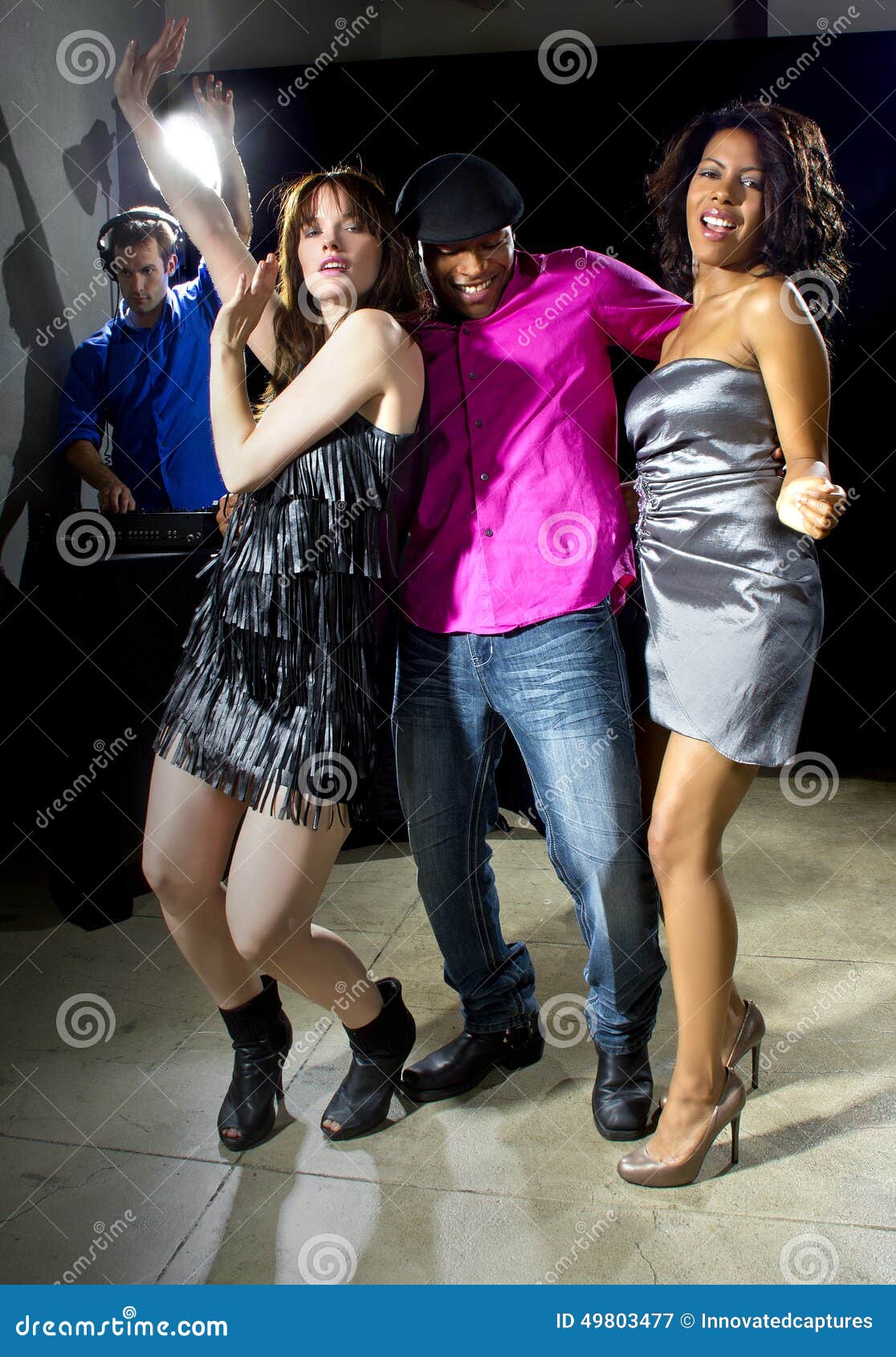 Playboy at Nightclub stock image. Image of american, interracial - 49803477