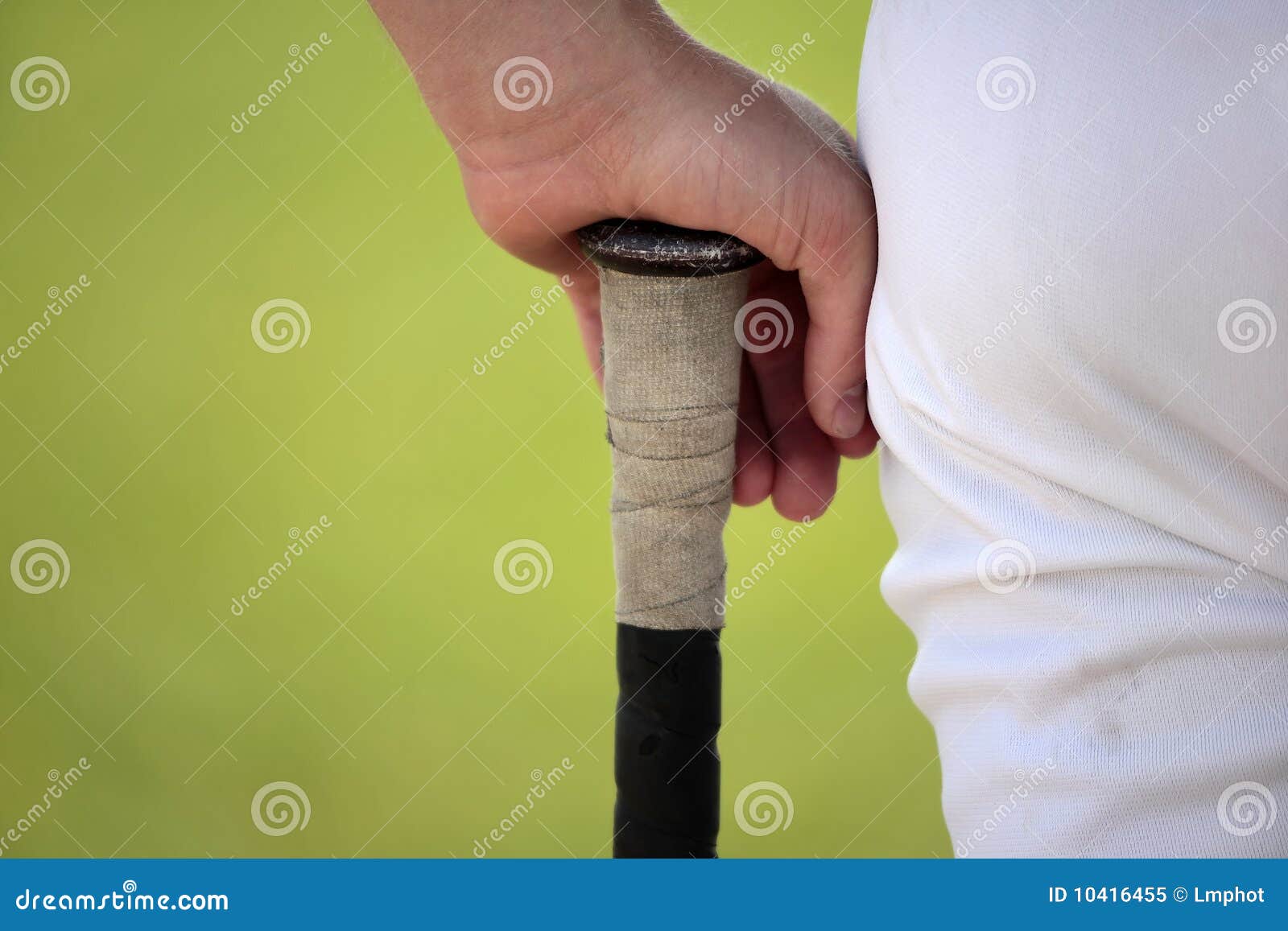 Player Holding Baseball Bat Stock Image