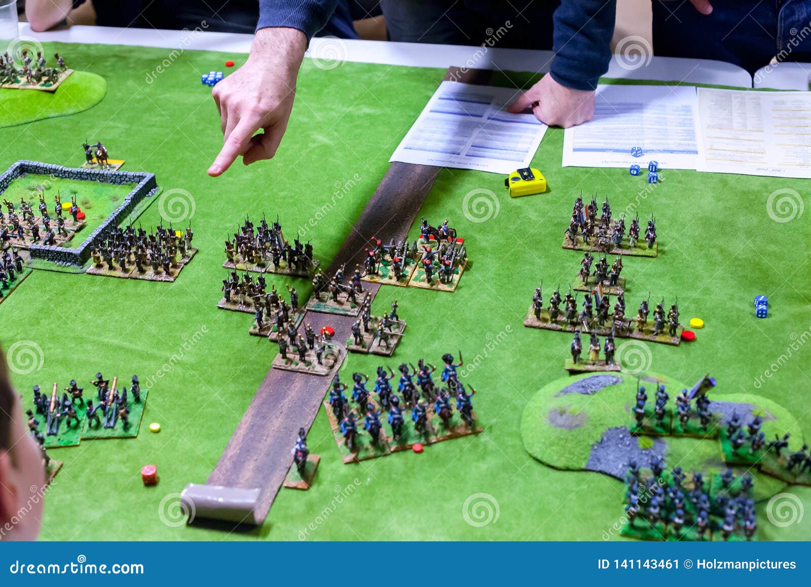 Historical Wargaming On Board The French Vs The Brits Stock Image Image Of Brits Strategy 141143461