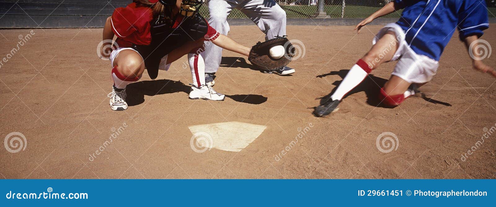 Players Playing Baseball on Field Stock Image Image of game, athlete 29661451