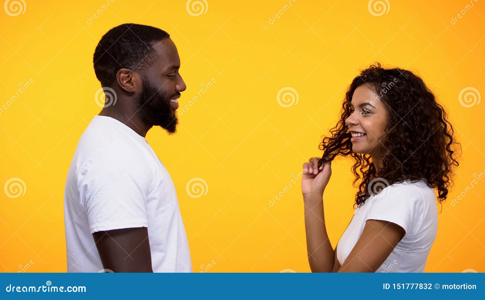 Black wife flirts men with I had