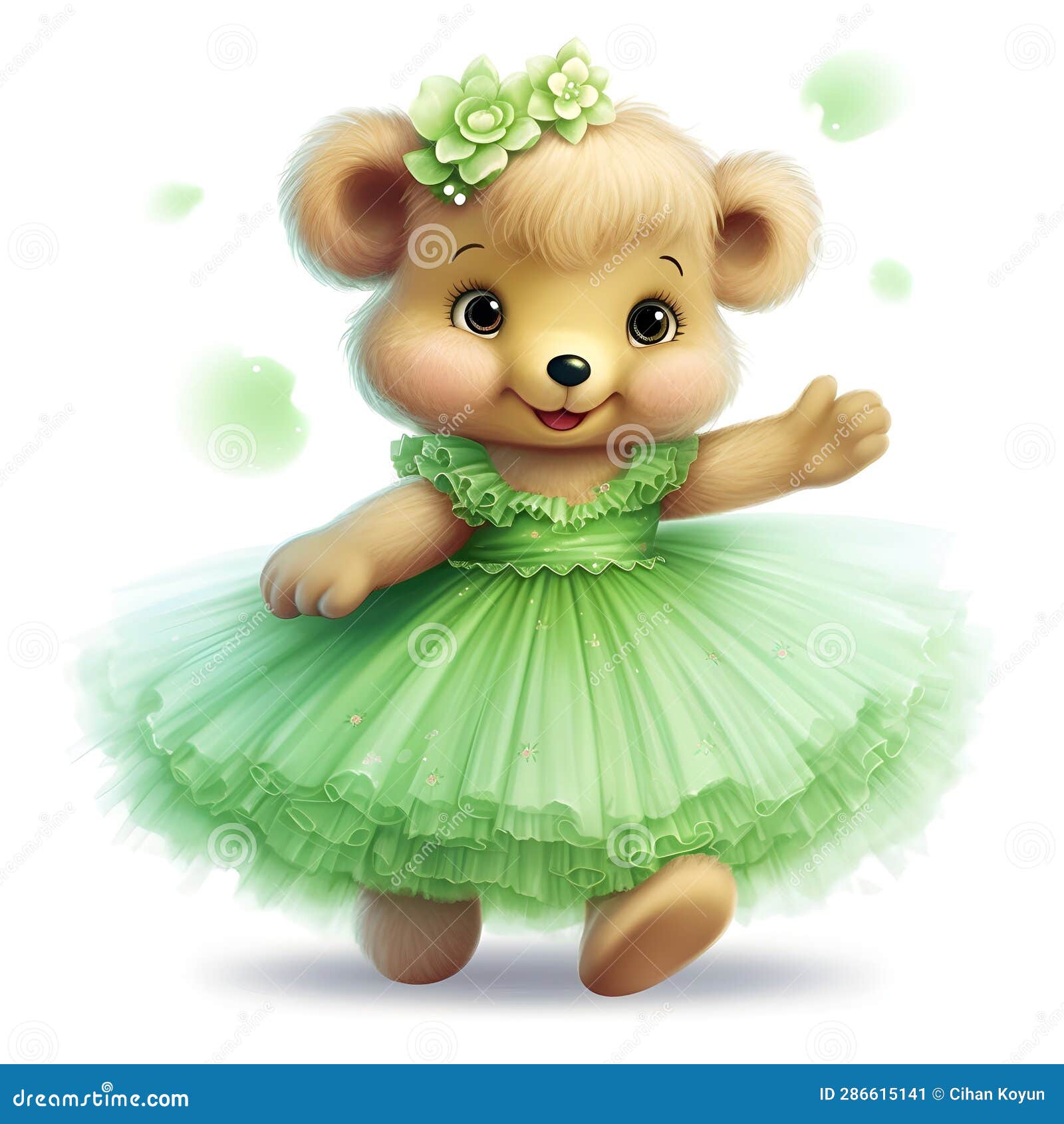 playful bear dancer graphics