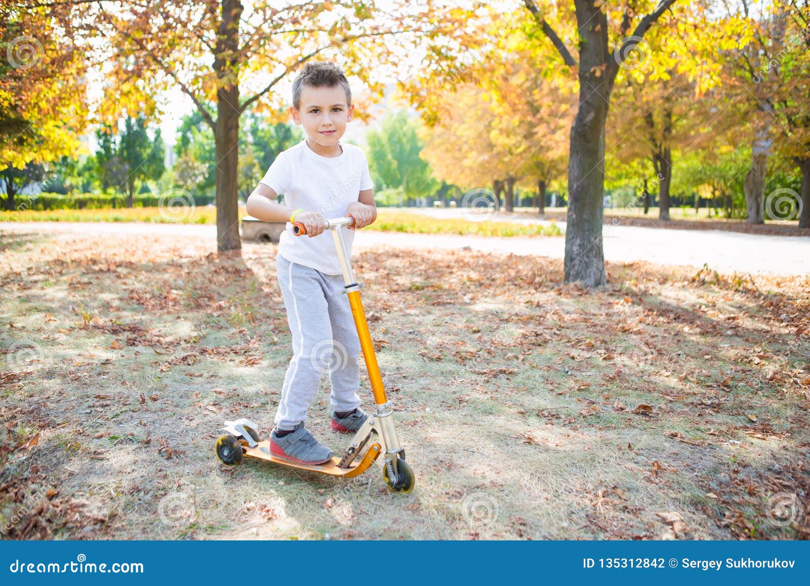 little boy scooter