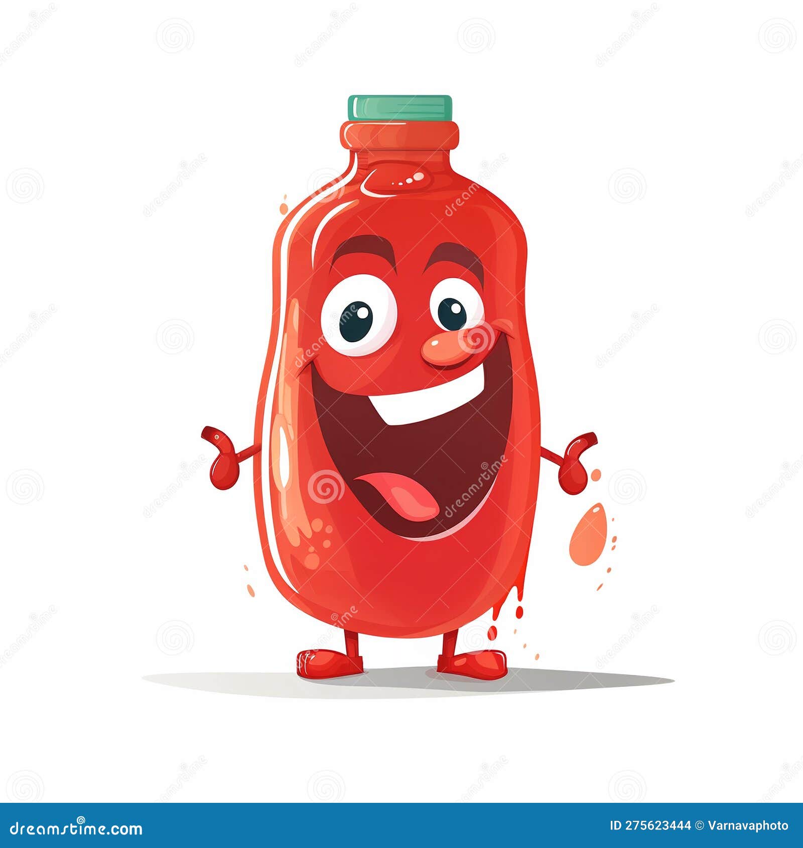 playful ketchup: capturing the fun side of condiments in stock image. generated ai.