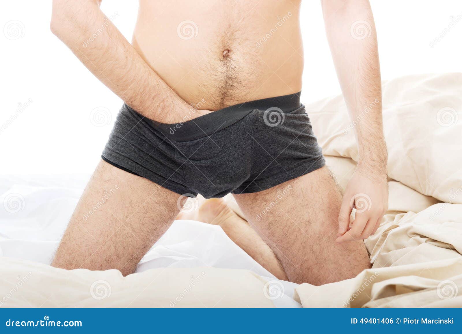 Playful Male Hand in Panties. Stock Photo - Image of hand, bare: 49401406