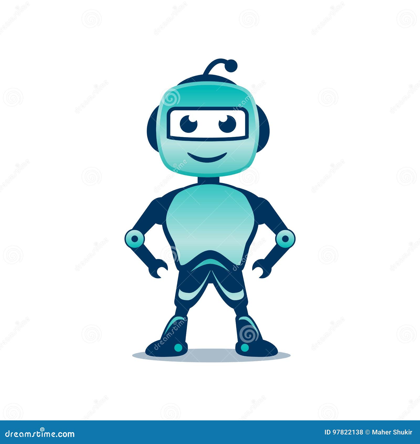 Playful Robot Illustration Illustration 97822138 - Megapixl Playful Robot Illustration Illustration 97822138 - Megapixl