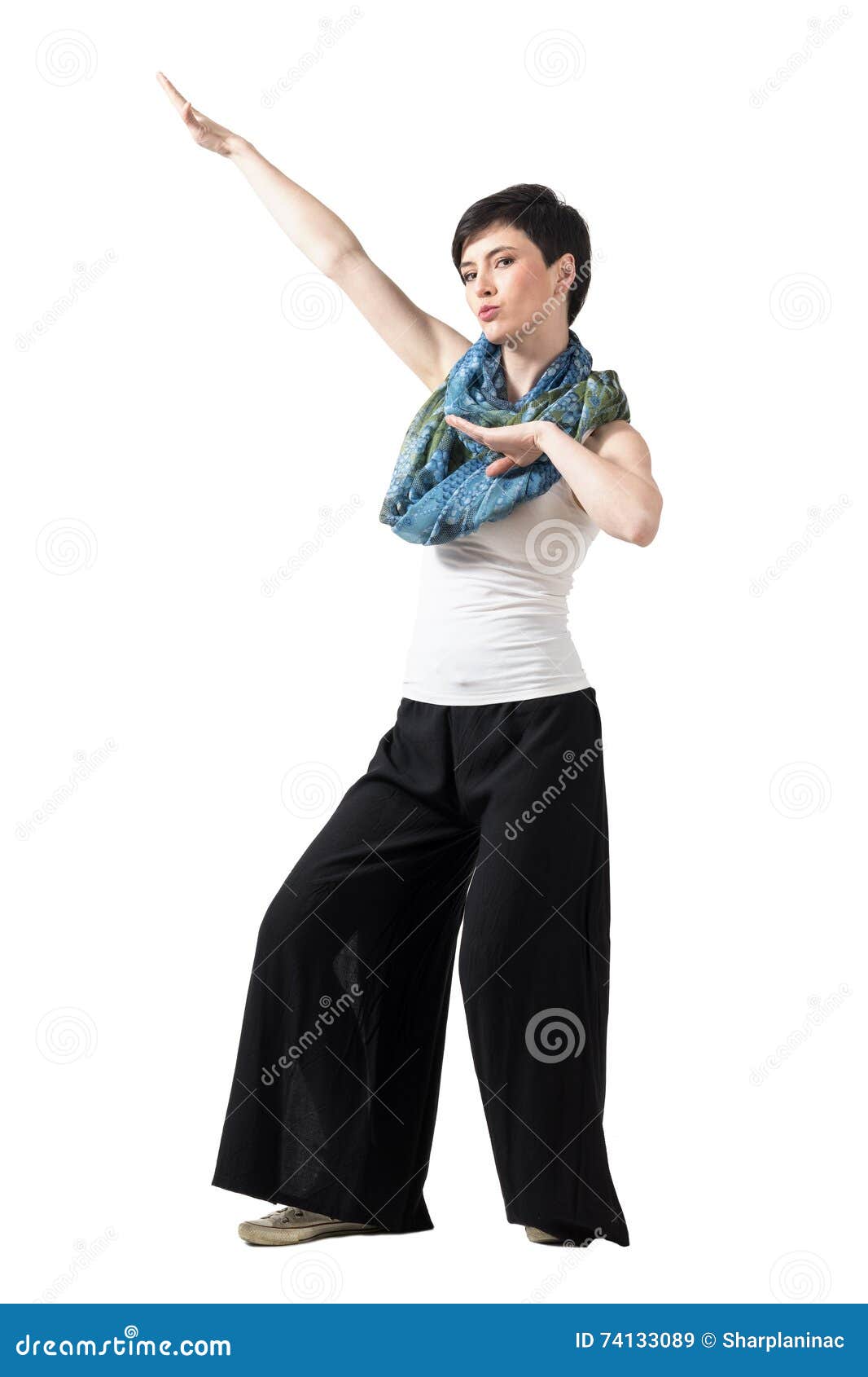 Kung-Fu Girl Stock Photo, Picture and Royalty Free Image. Image 50013116.