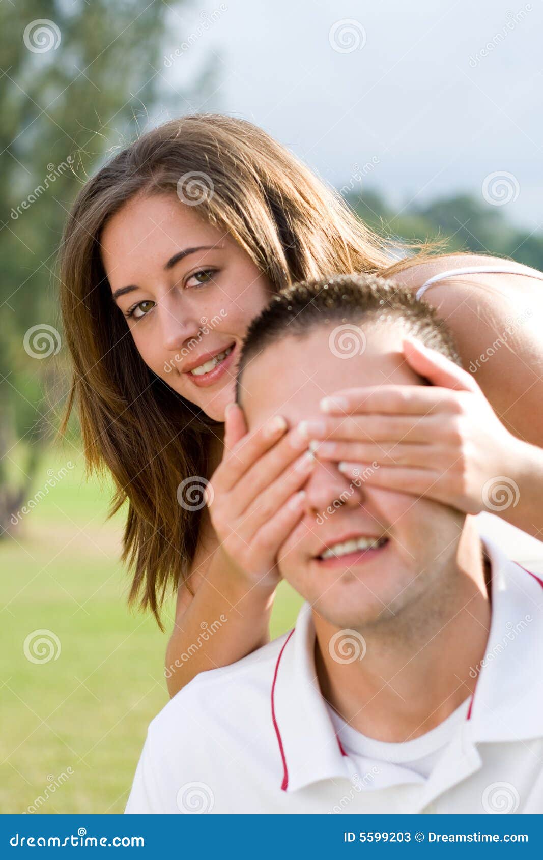 Playful Teen Couple Stock Image Image Of Expressions 5599203