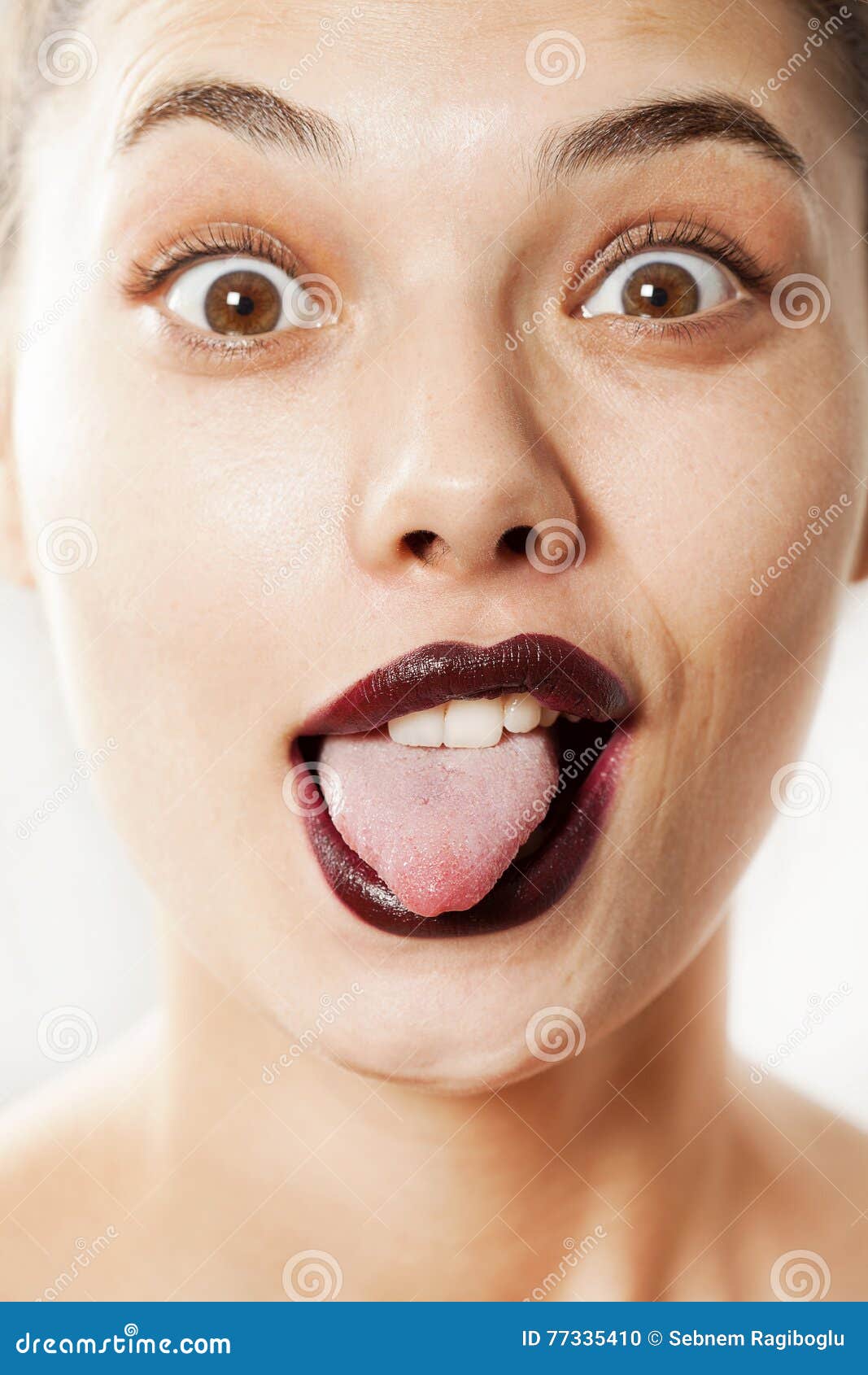 Funny Tongue Sticking Smiley F Stock Image Cartoondealer