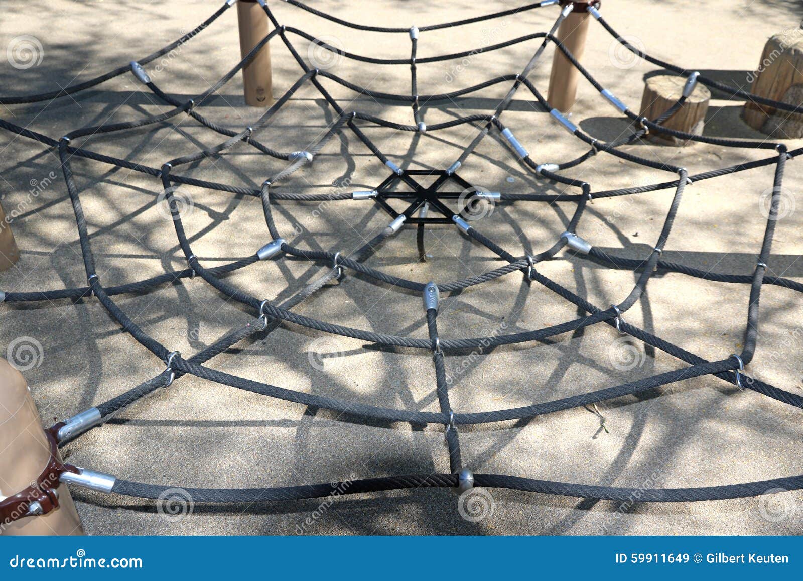 Playground Equipment Spider  Stock Image Image of spider, playing