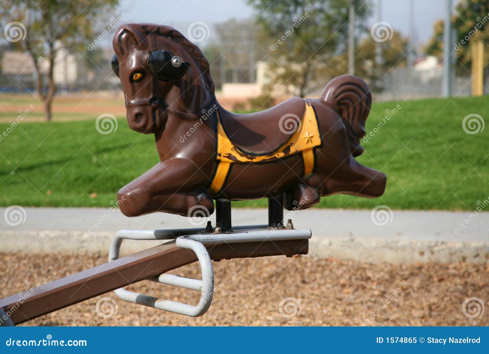Playground horse stock image. Image of hoof, background 1574865