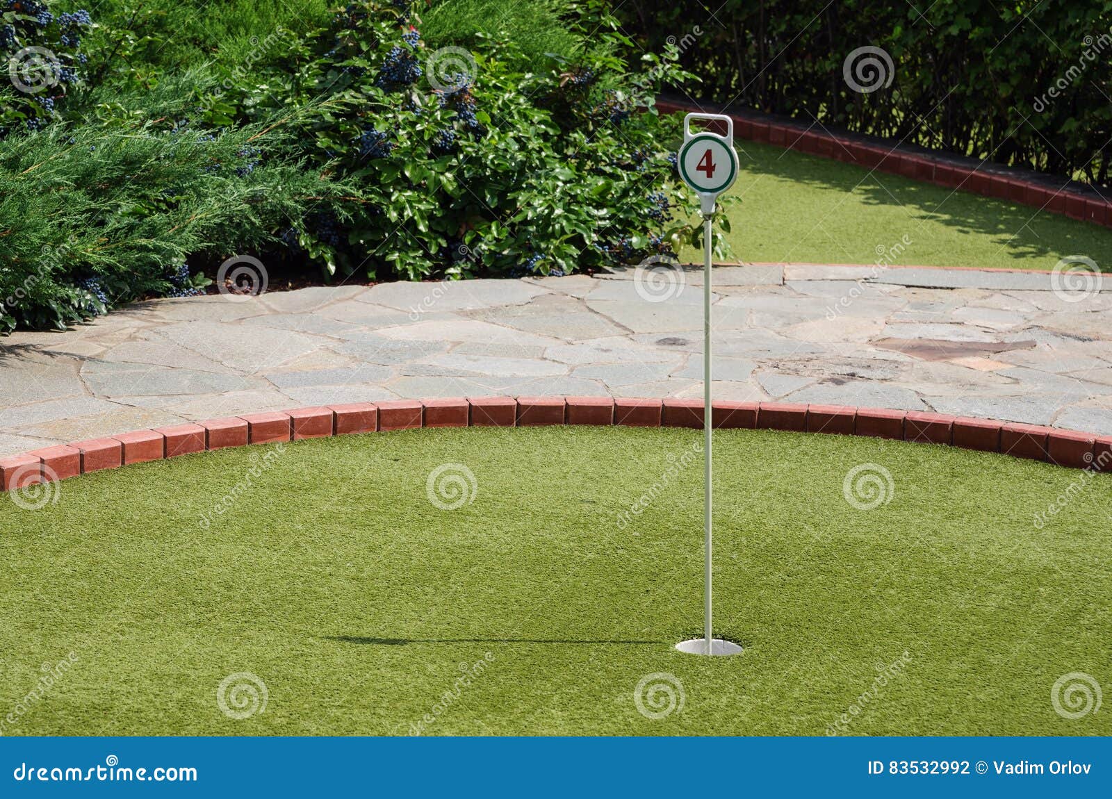 Playground For Mini Golf Stock Photo Image Of Greenery 83532992