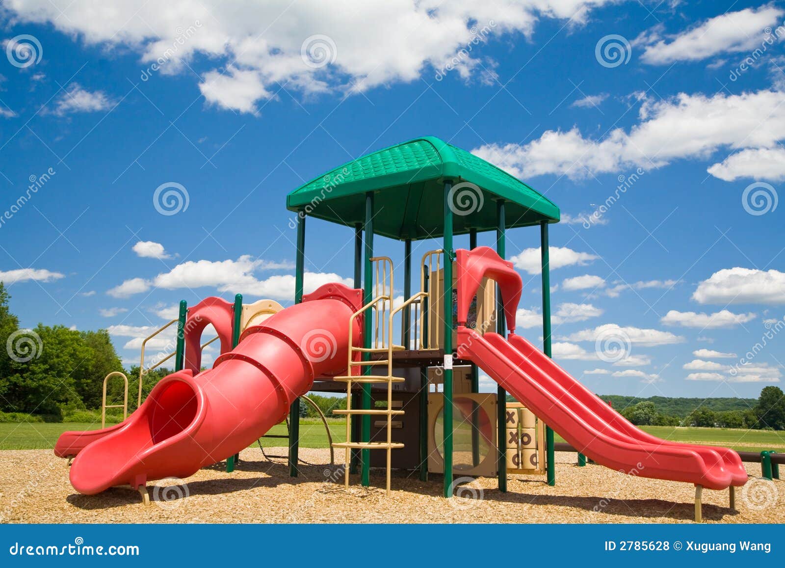 Playground in a Sunny Day stock photo. Image of play, relax 2785628