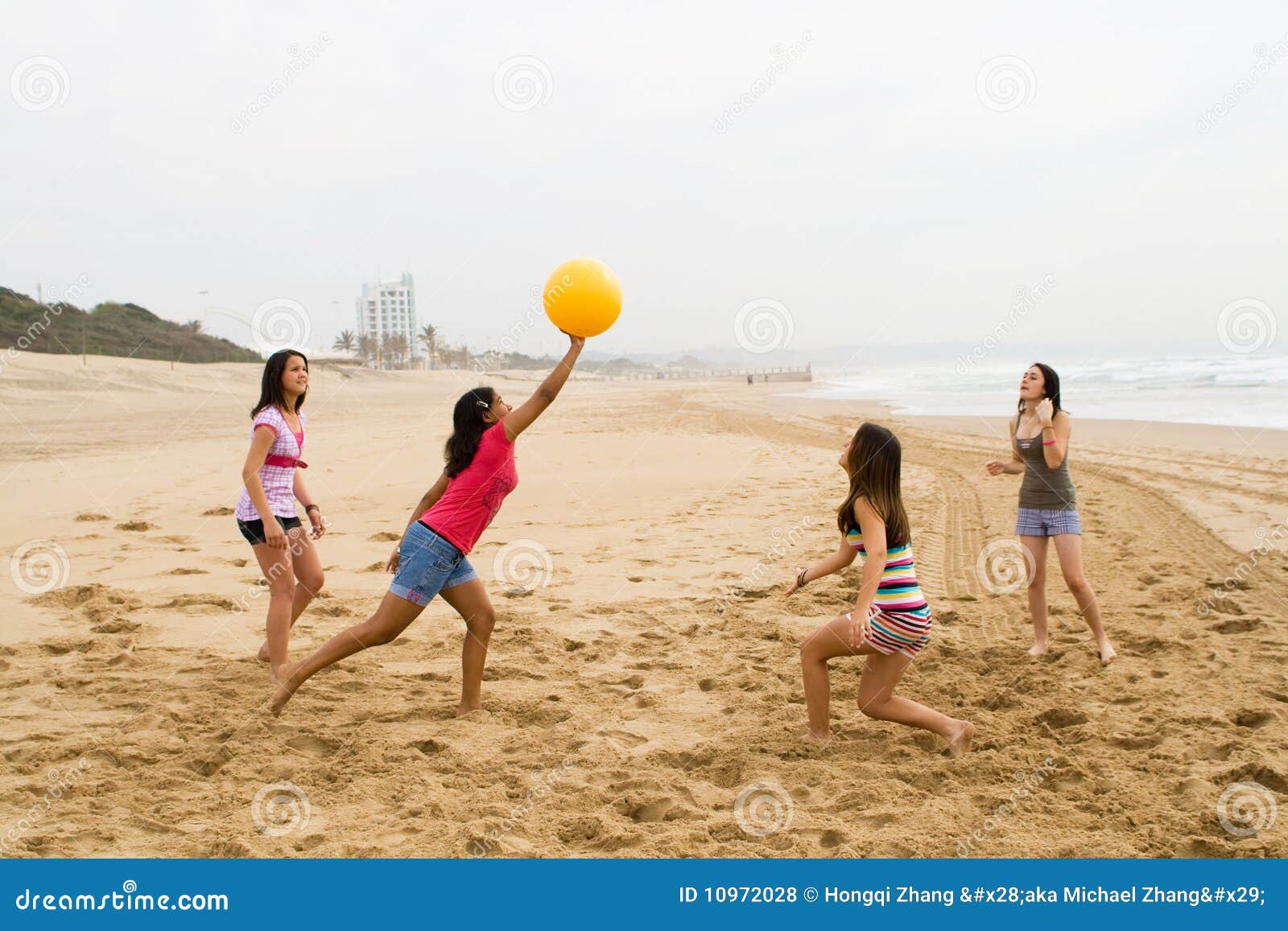 play beach ball