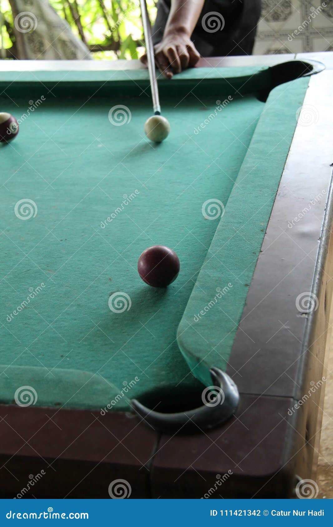 Playing Billiards Version 4 Stock Photo Image of hand, billiards