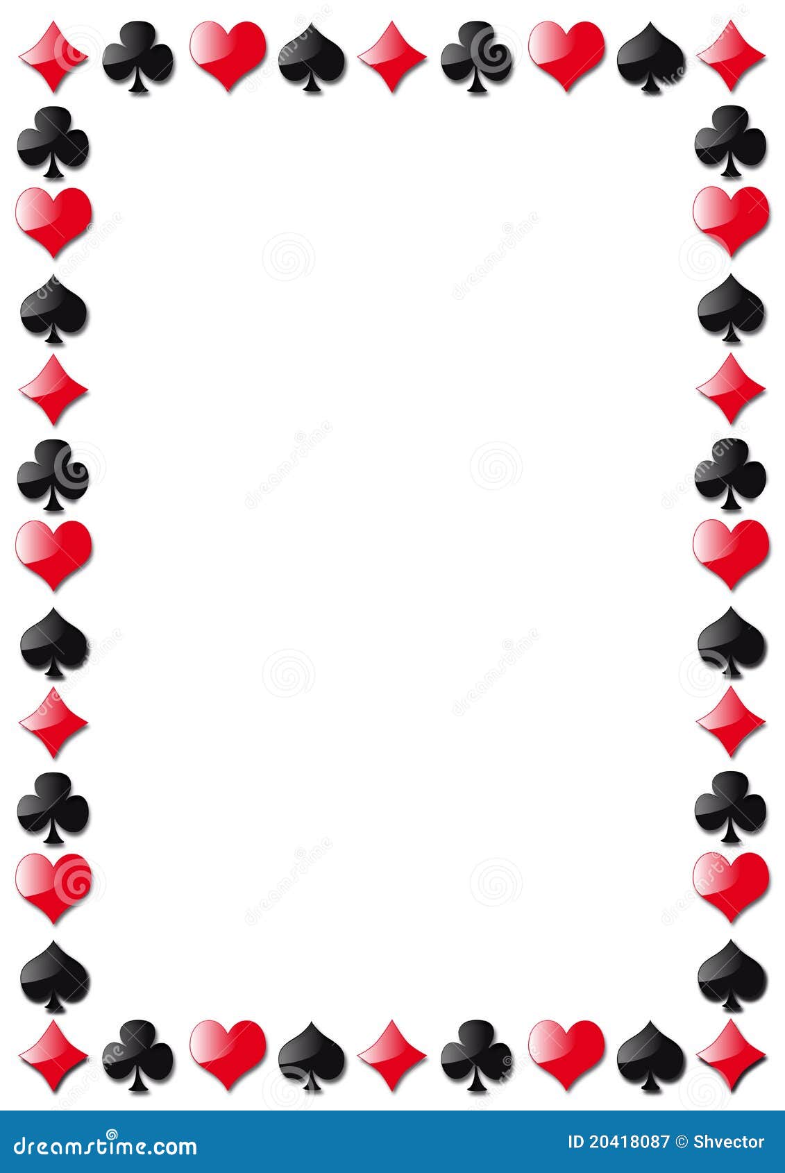 Playing Cards Border Stock Illustrations – 470 Playing Cards