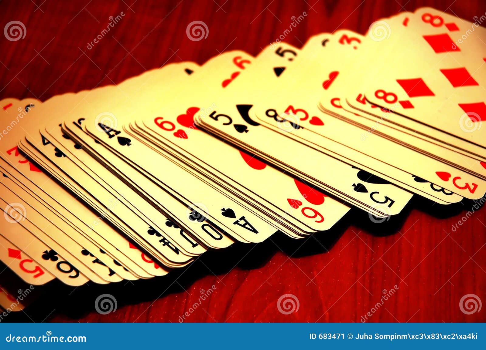 Playing cards stock image. Image of dealing, cards, poker 683471
