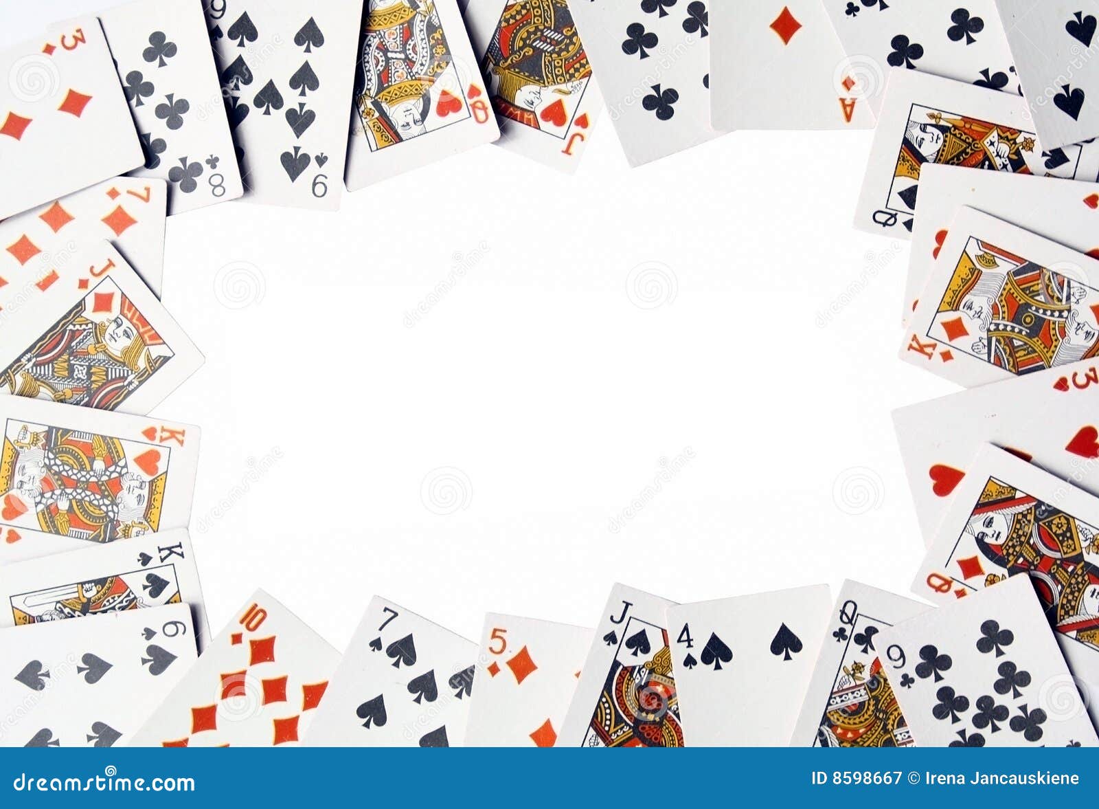 Playing cards stock image. Image of lose, frame, play