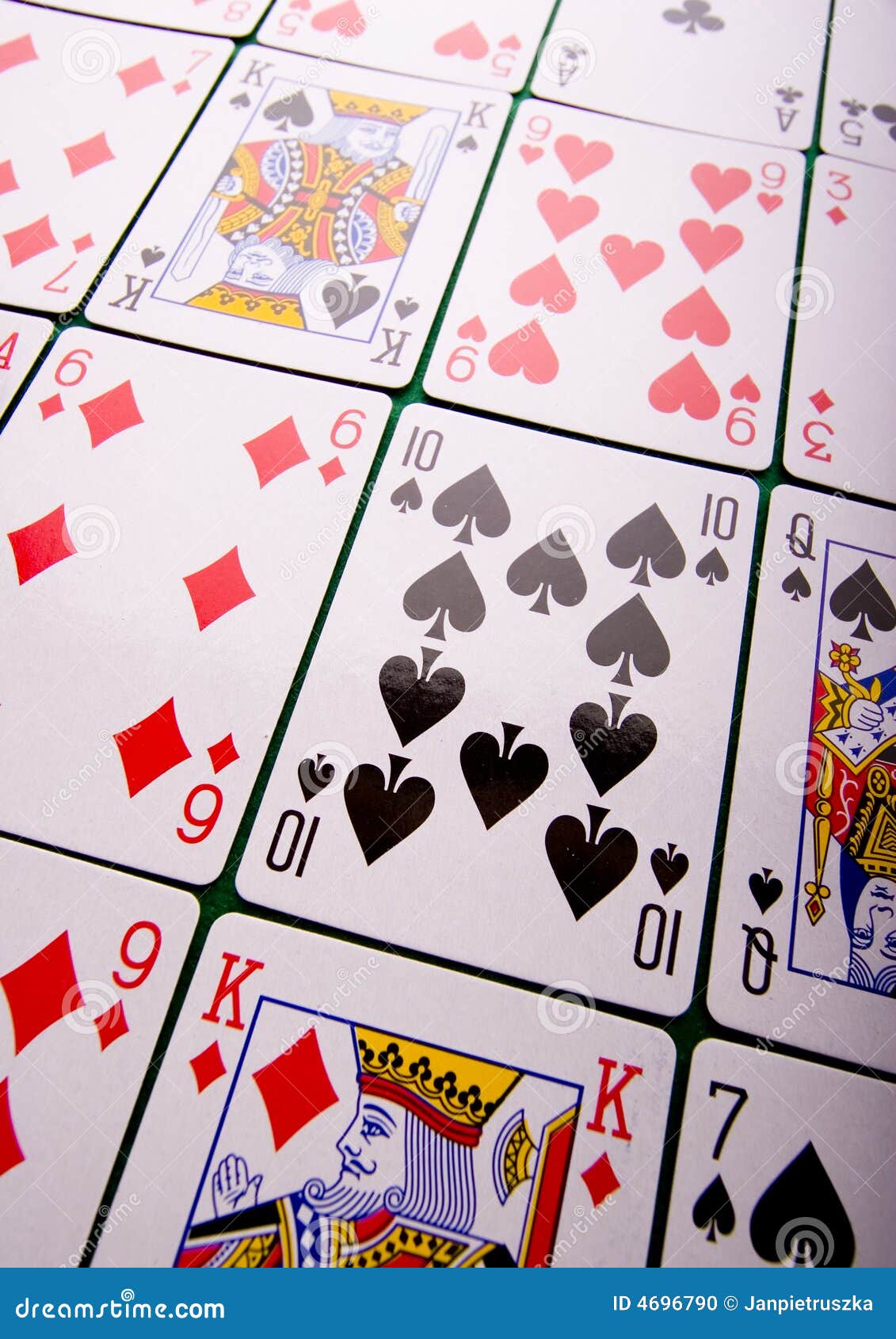 Playing cards in casino stock photo. Image of gambling 4696790