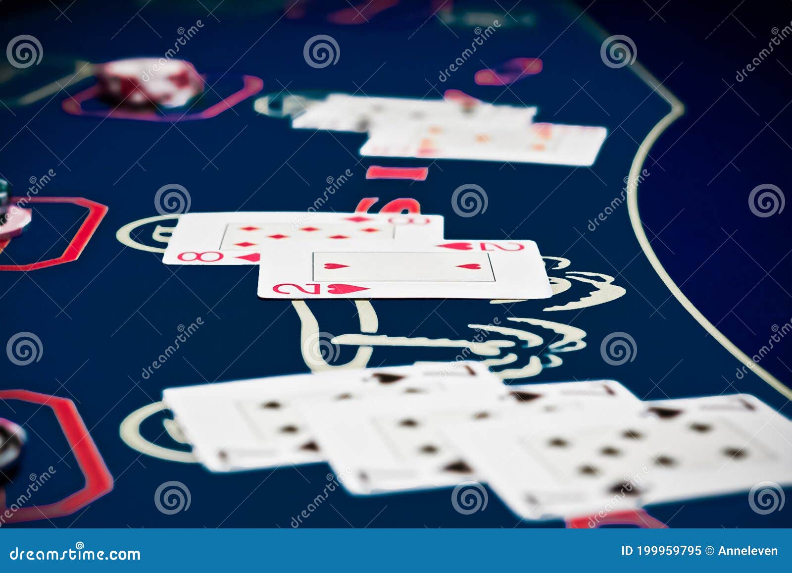 Playing Cards Game in Casino, Gambling Ad Stock Image Image of