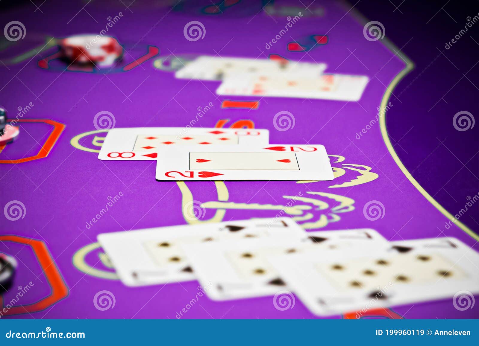 Playing Cards Game in Casino, Gambling Ad Stock Image Image of card