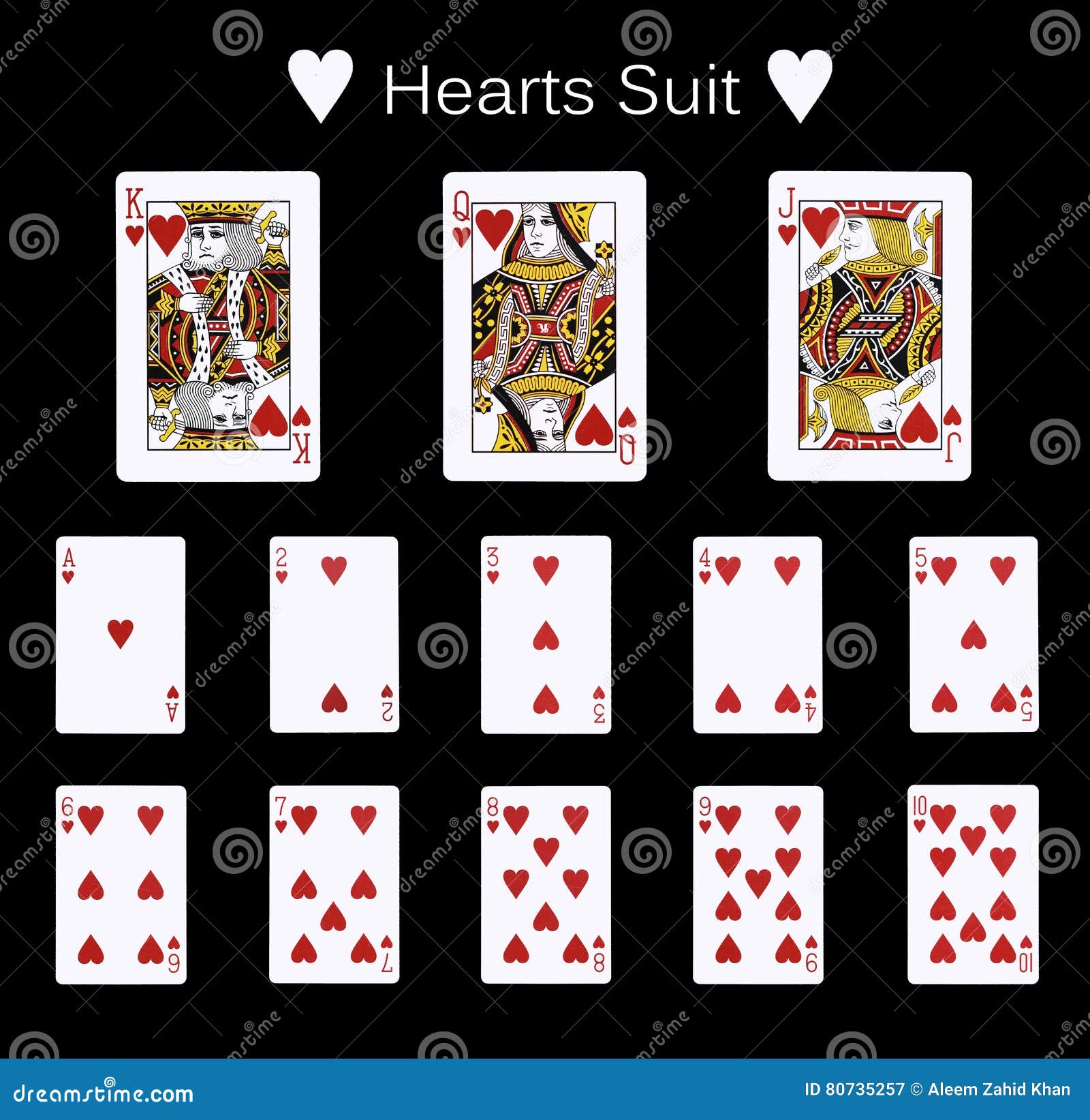 playing cards hearts suit