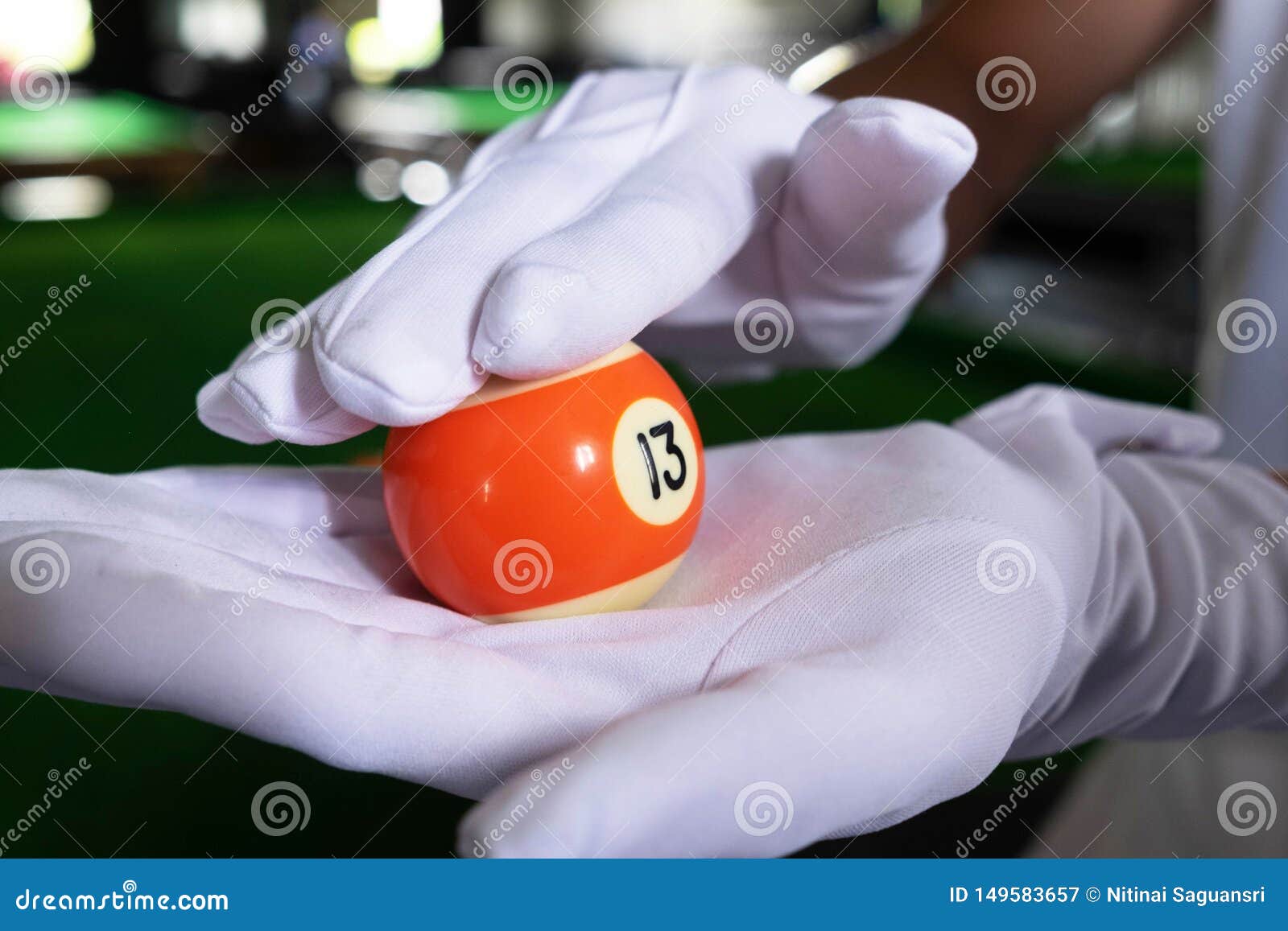 Playing, Establishing a Snooker Ball, a Red Ball and a Ball with
