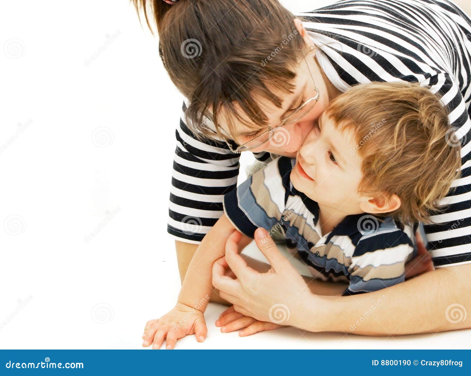 Playing Mother And Son Stock Photo Image Of Casual Love