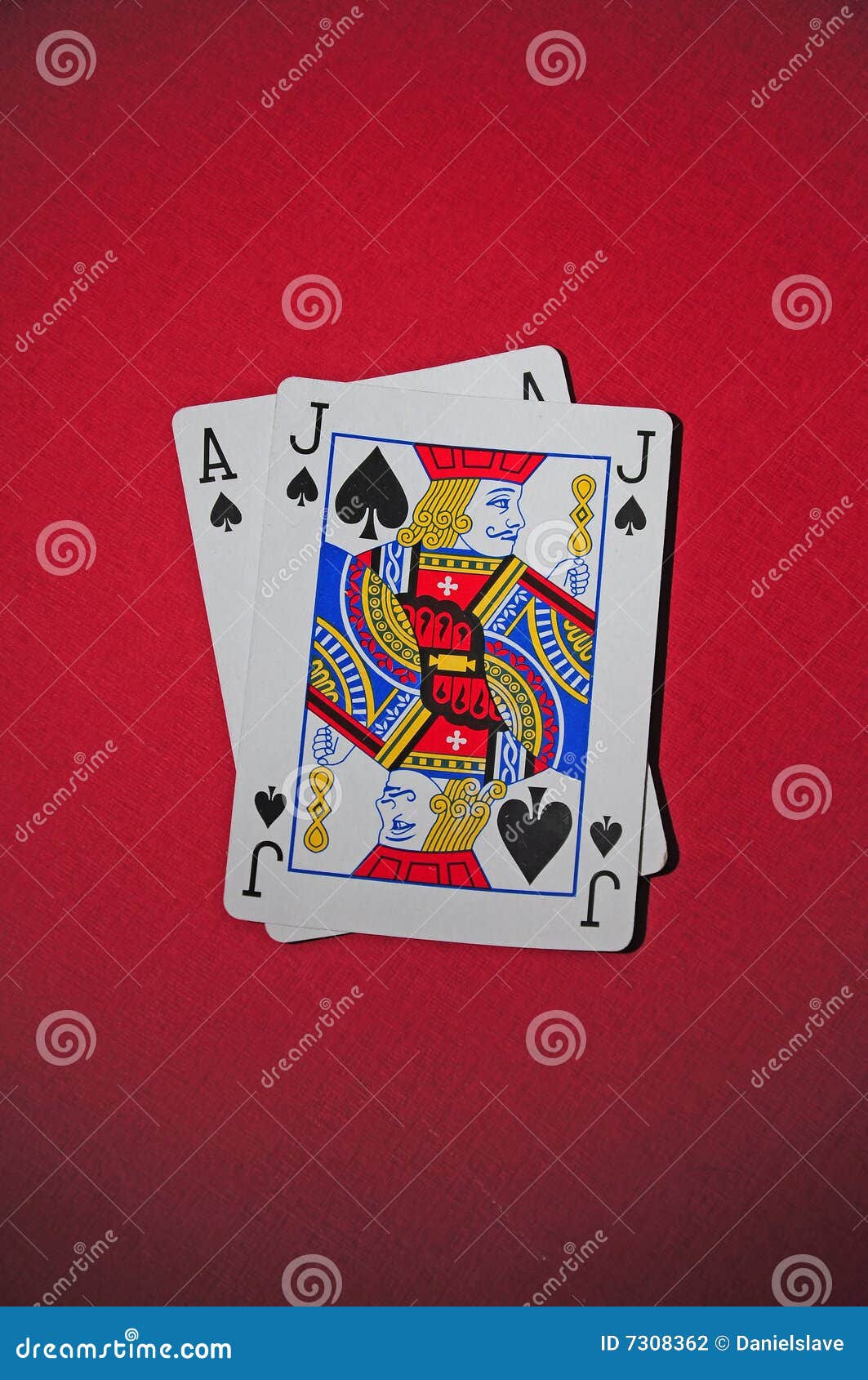 Playing Table with Black Jack Stock Photo Image of risk, jack 7308362