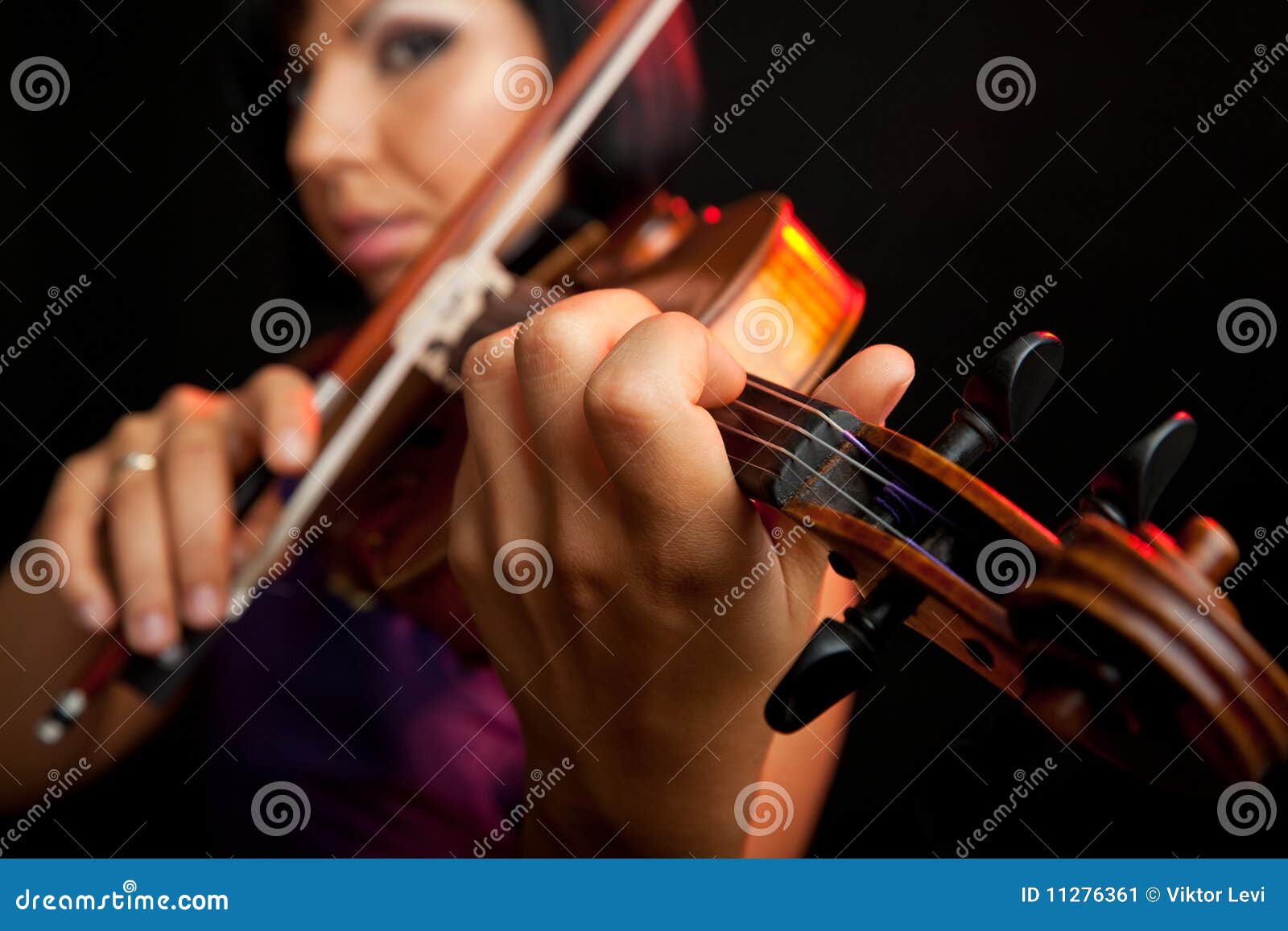 Playing the violin stock image. Image of practicing, entertainer 11276361