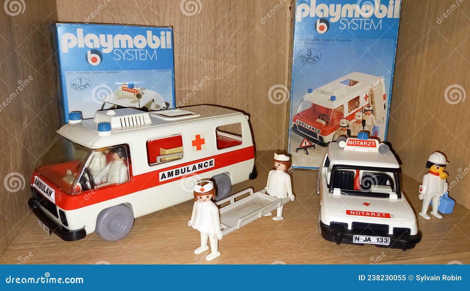 Playmobil Safari Car Y Bus Camper Van En Juguete Vintage Antiguo