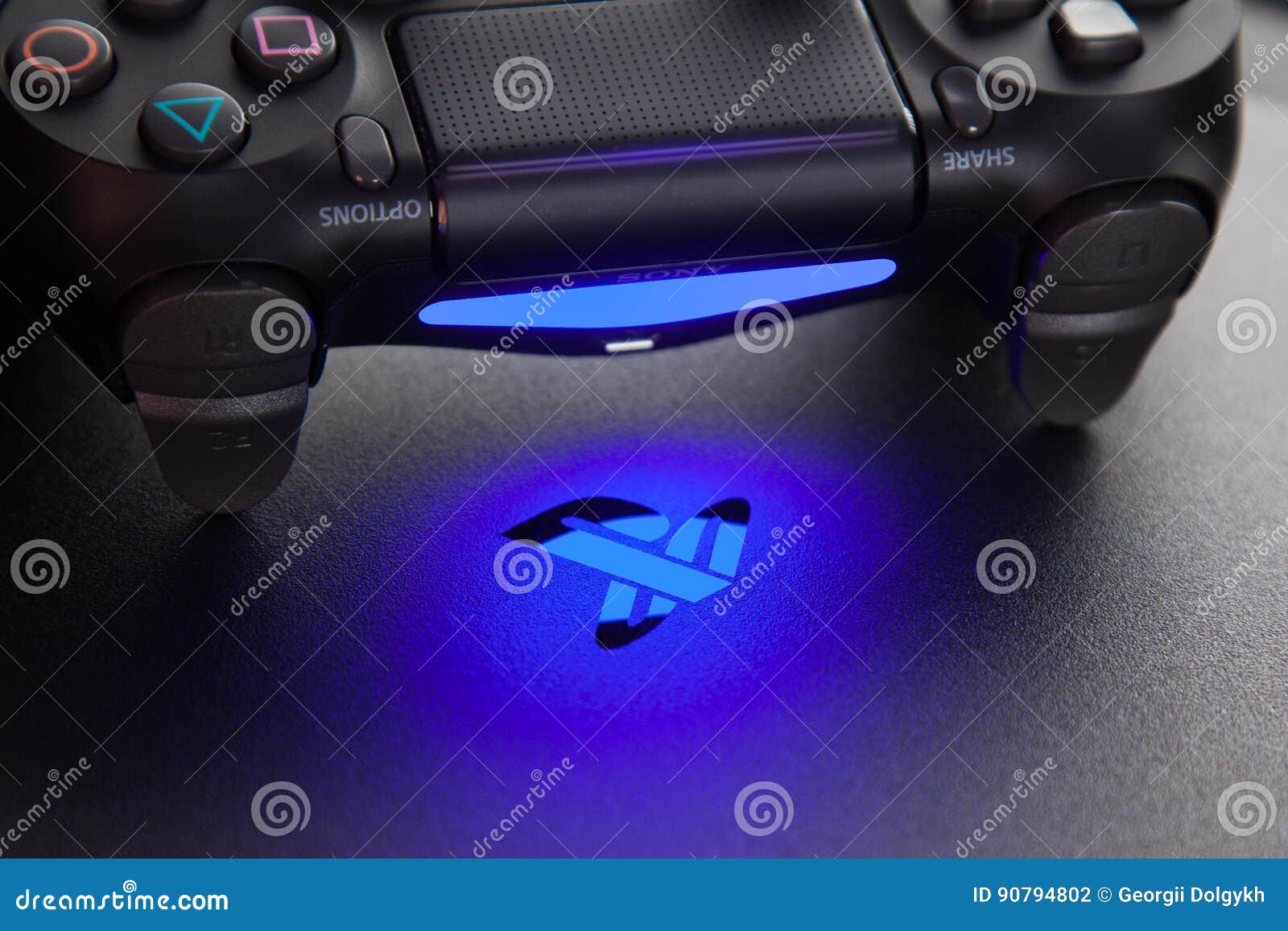 Playstation 4 Gaming Console Editorial Photography Image of control