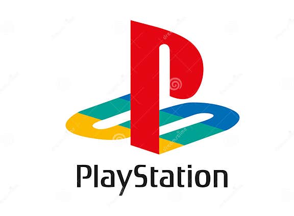 Playstation Logo editorial image. Illustration of format - 127981725