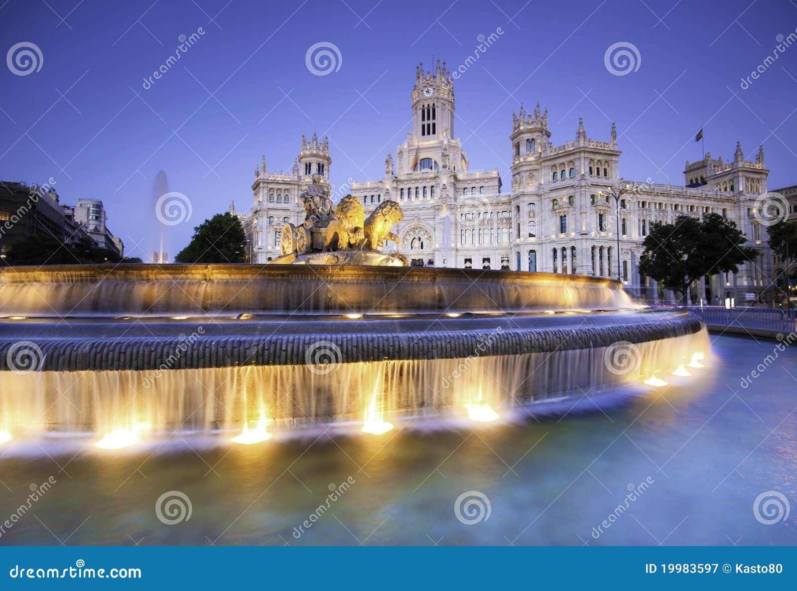 plaza de cibeles, madrid, spain.