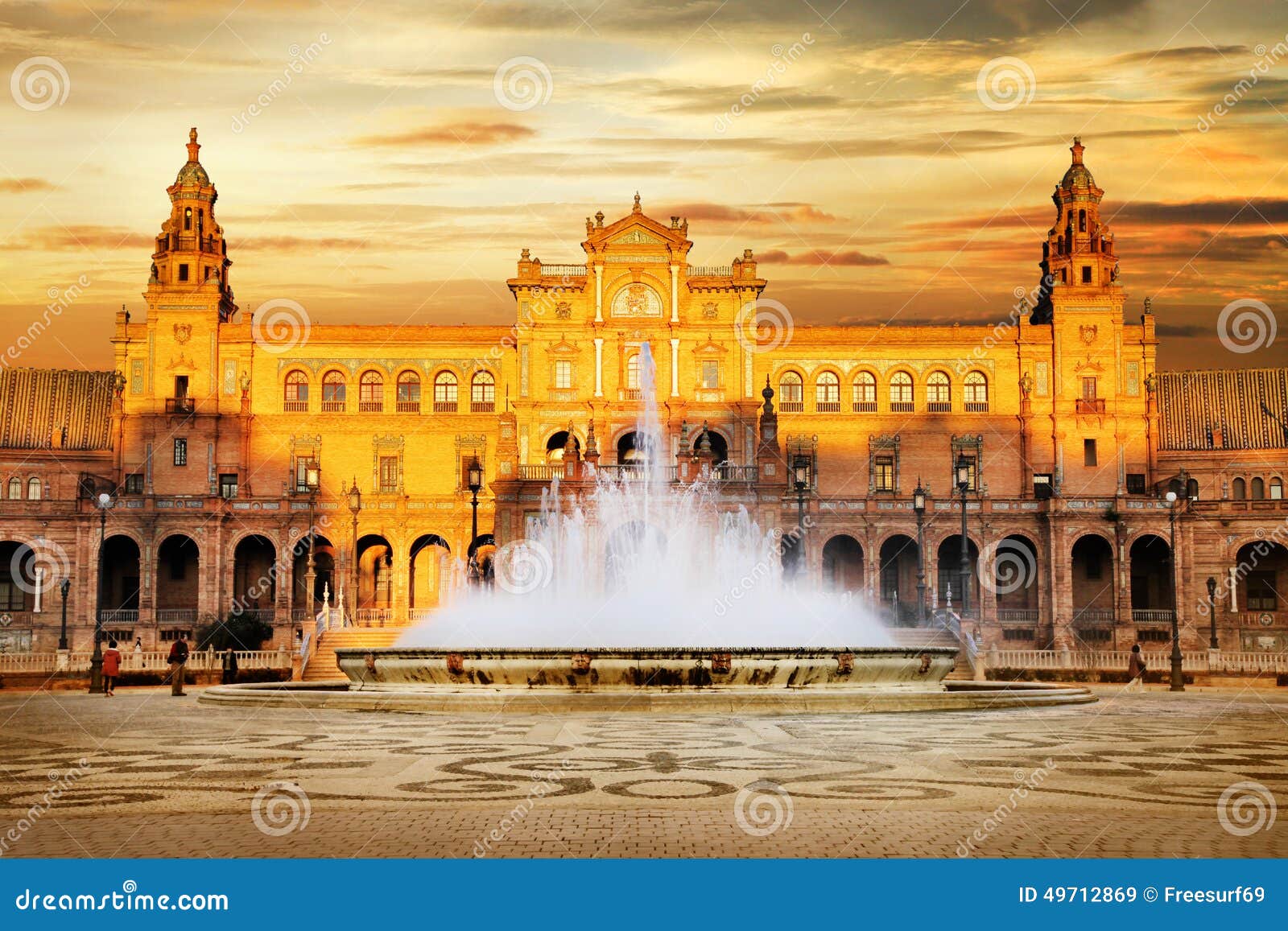 plaza de espana, sevilla, spain